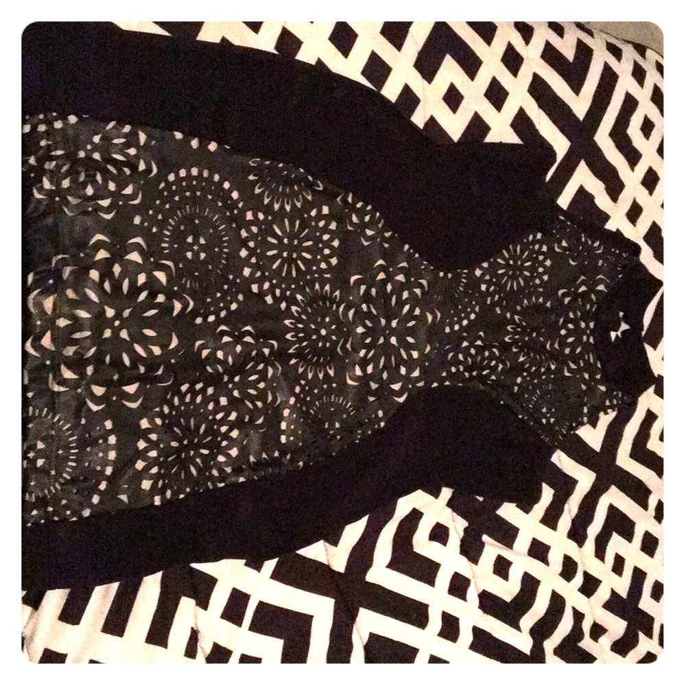 Black and Creme Venus dress